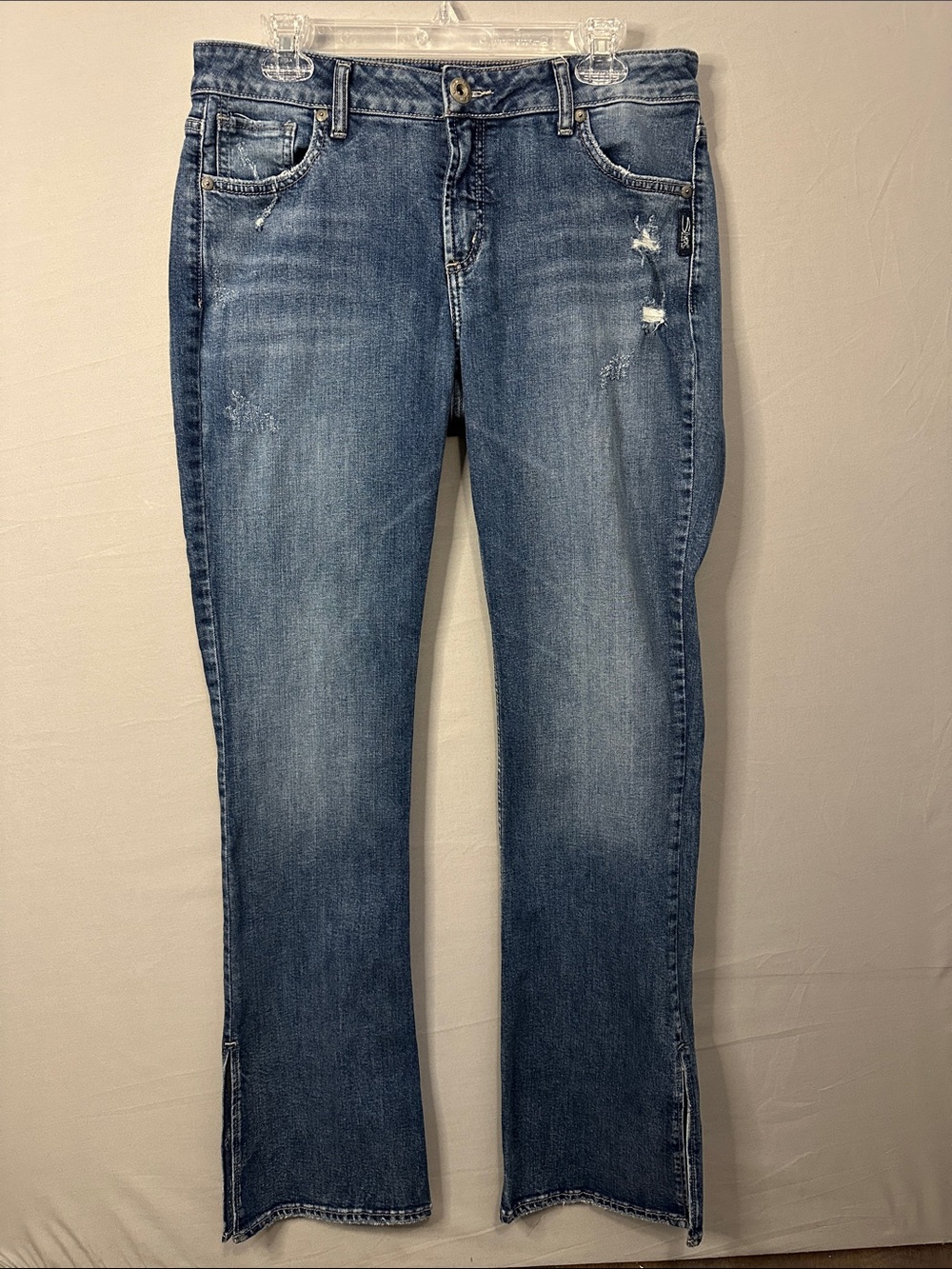 Silver Jeans W31/L33 Light Blue Bootcut Stretch Jeans